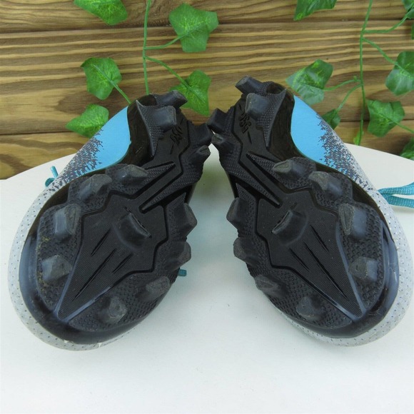 DSG Boys Cleats Shoes Gray Synthetic Lace Up Size T 10 Medium - Picture 6 of 6